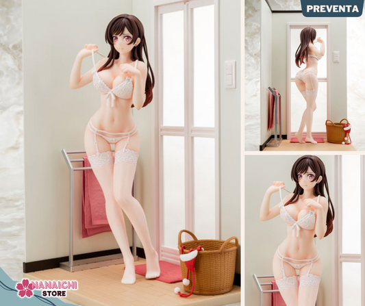 Rent-A-Girlfriend MIZUHARA Chizuru in see-through lingerie Angel White Ver. 1/6