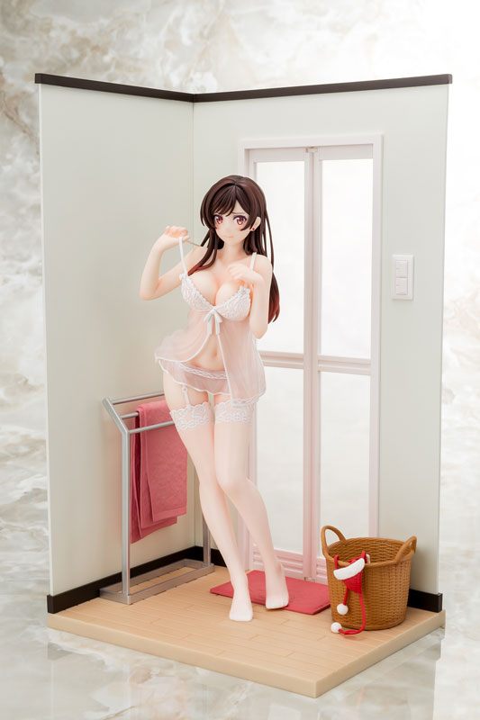 Rent-A-Girlfriend MIZUHARA Chizuru in see-through lingerie Angel White Ver. 1/6