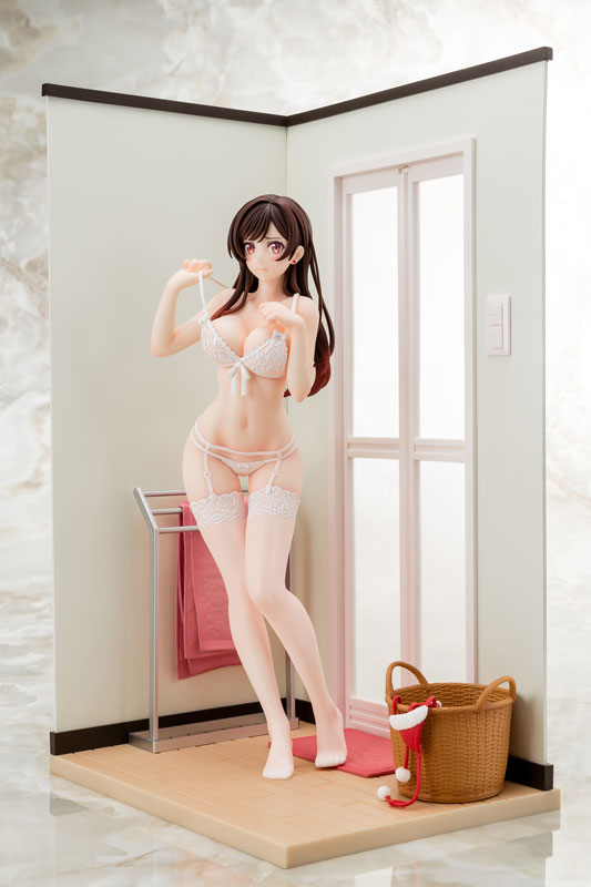 Rent-A-Girlfriend MIZUHARA Chizuru in see-through lingerie Angel White Ver. 1/6